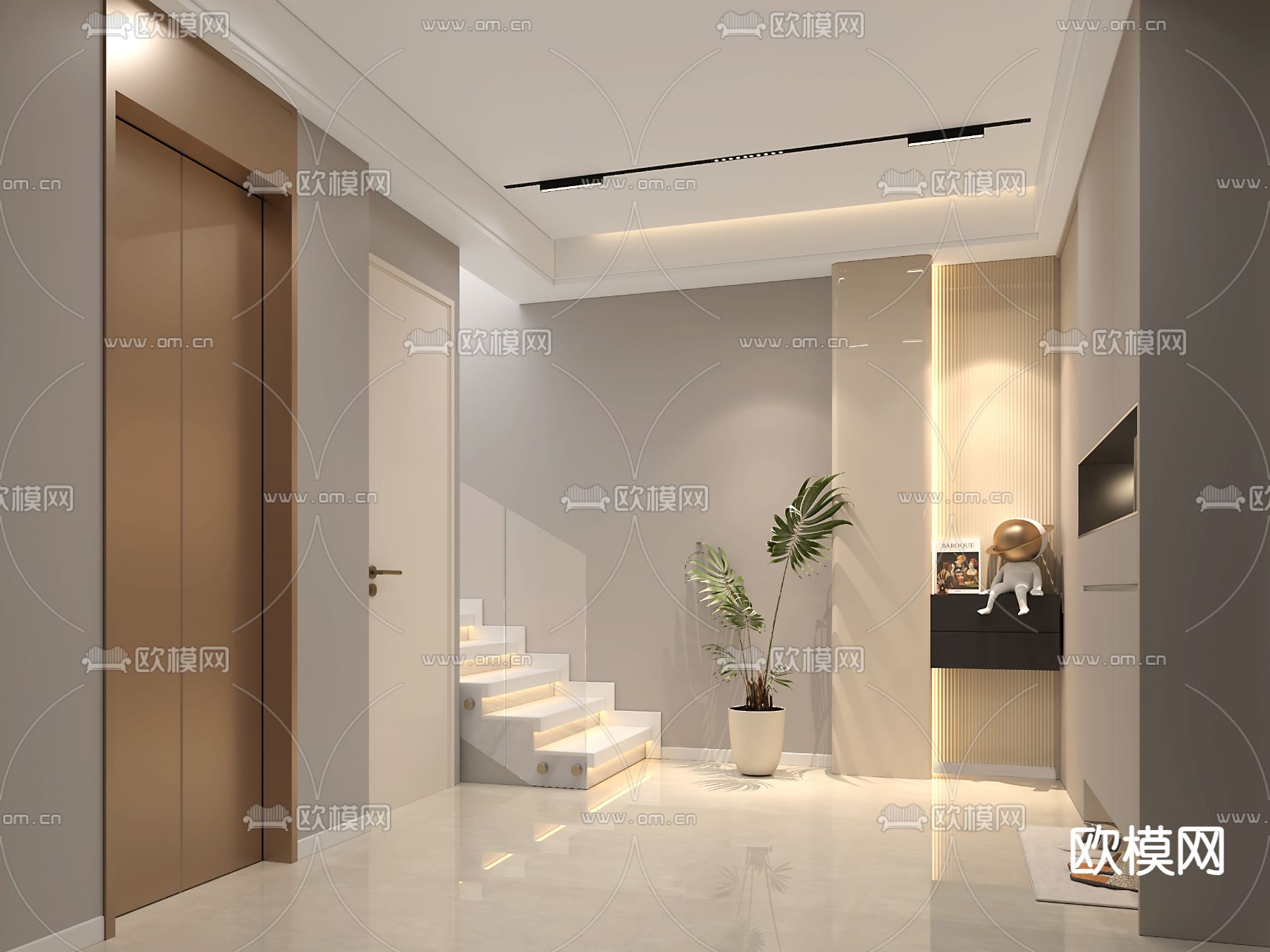 玄关门厅 过道免费3d模型下载