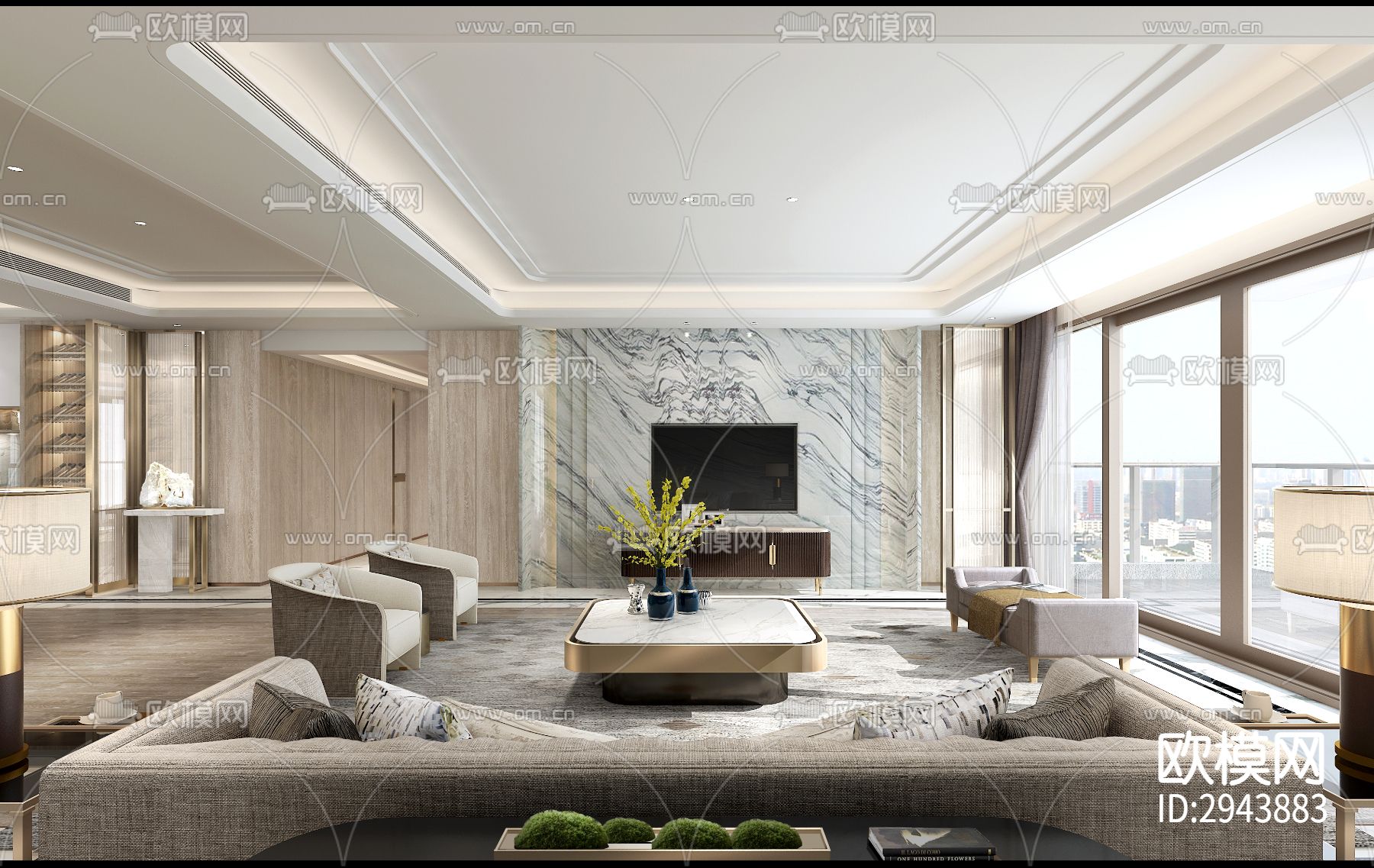 家装cad施工图下载（渲染图1）