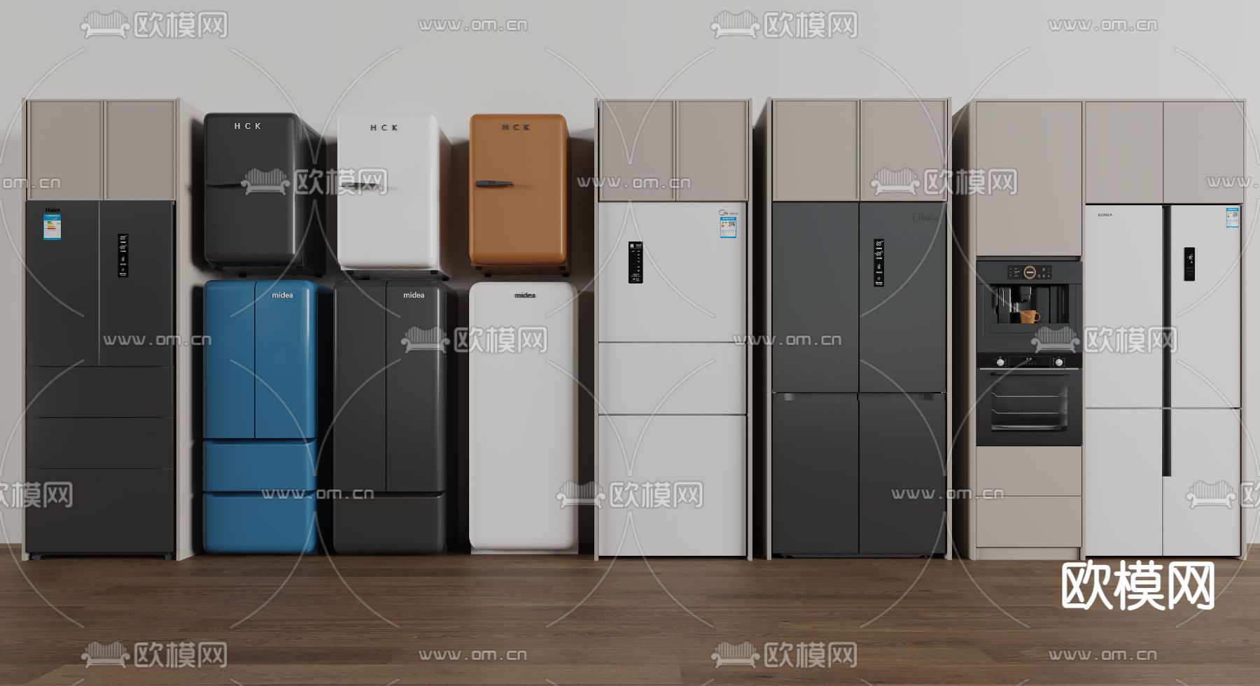 冰箱 迷你冰箱su模型下载（渲染图2）