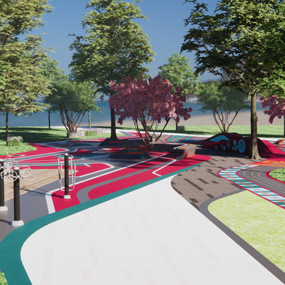  儿童娱乐区 儿童运动区su模型 