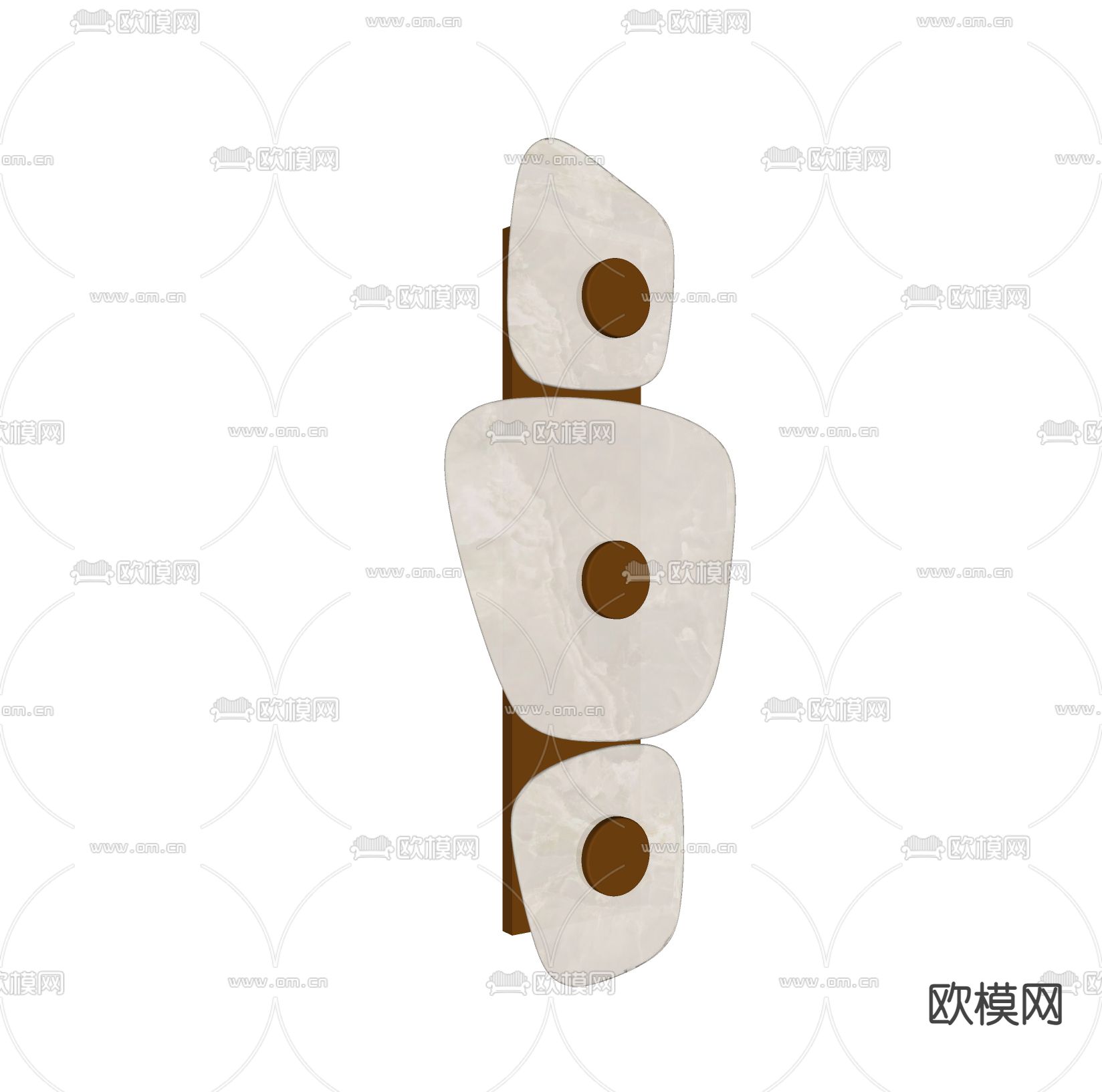 Poliform 壁灯su模型下载（渲染图1）