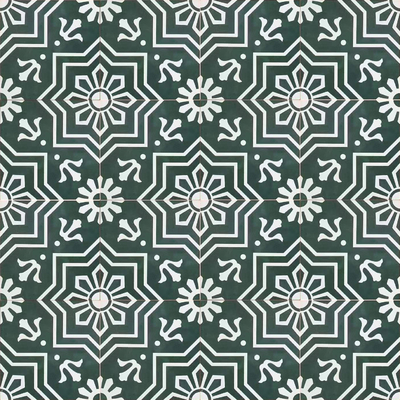  无缝复古北欧瓷砖 