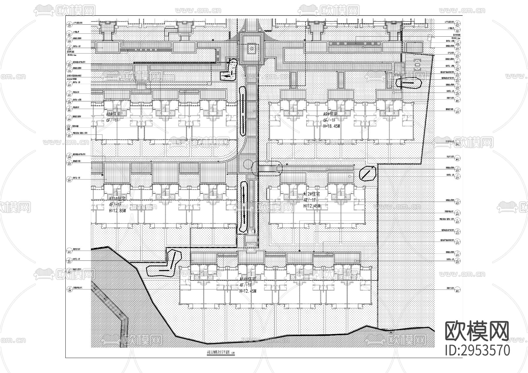 溪岸云蔚景观工程cad施工图下载（渲染图10）