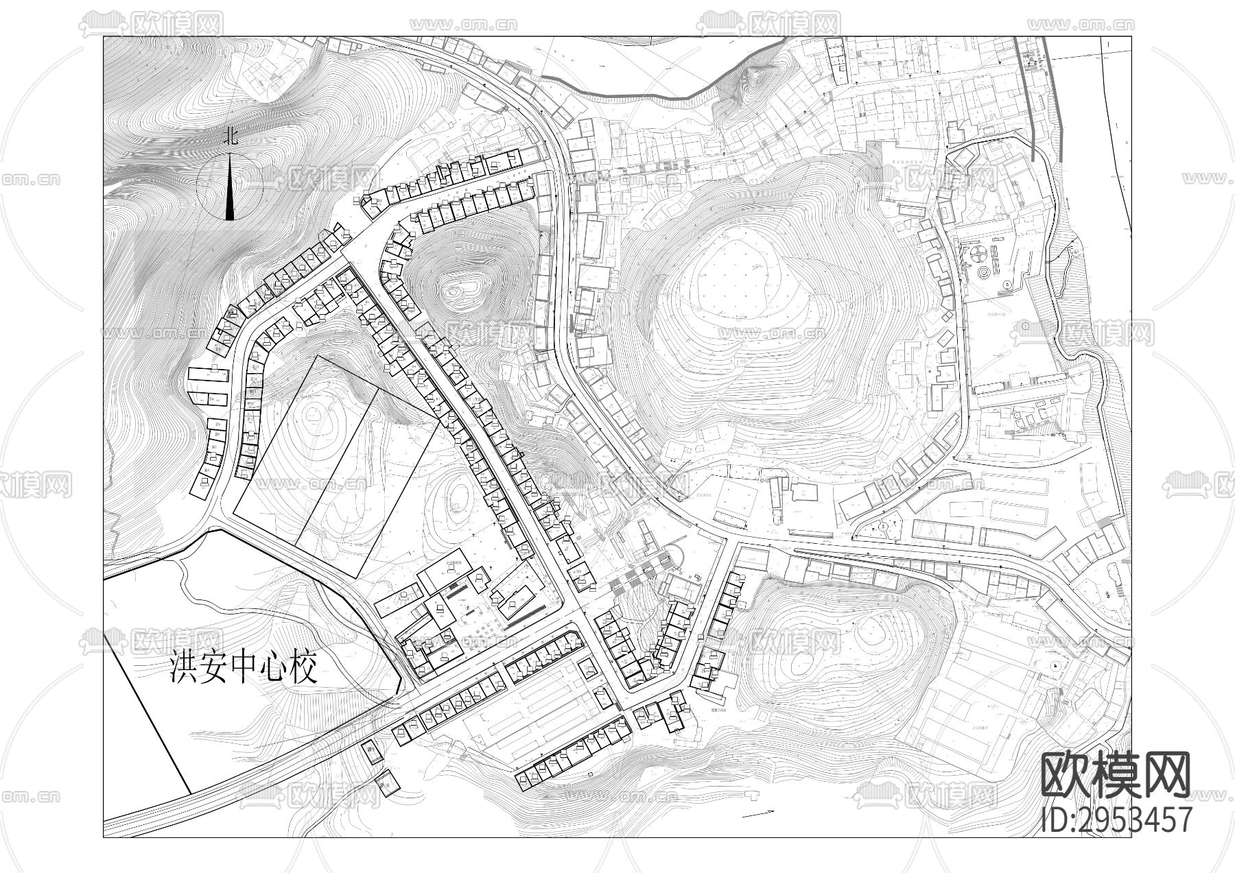 洪安边城九龙片区房屋修缮加固工程cad施工图下载（渲染图9）