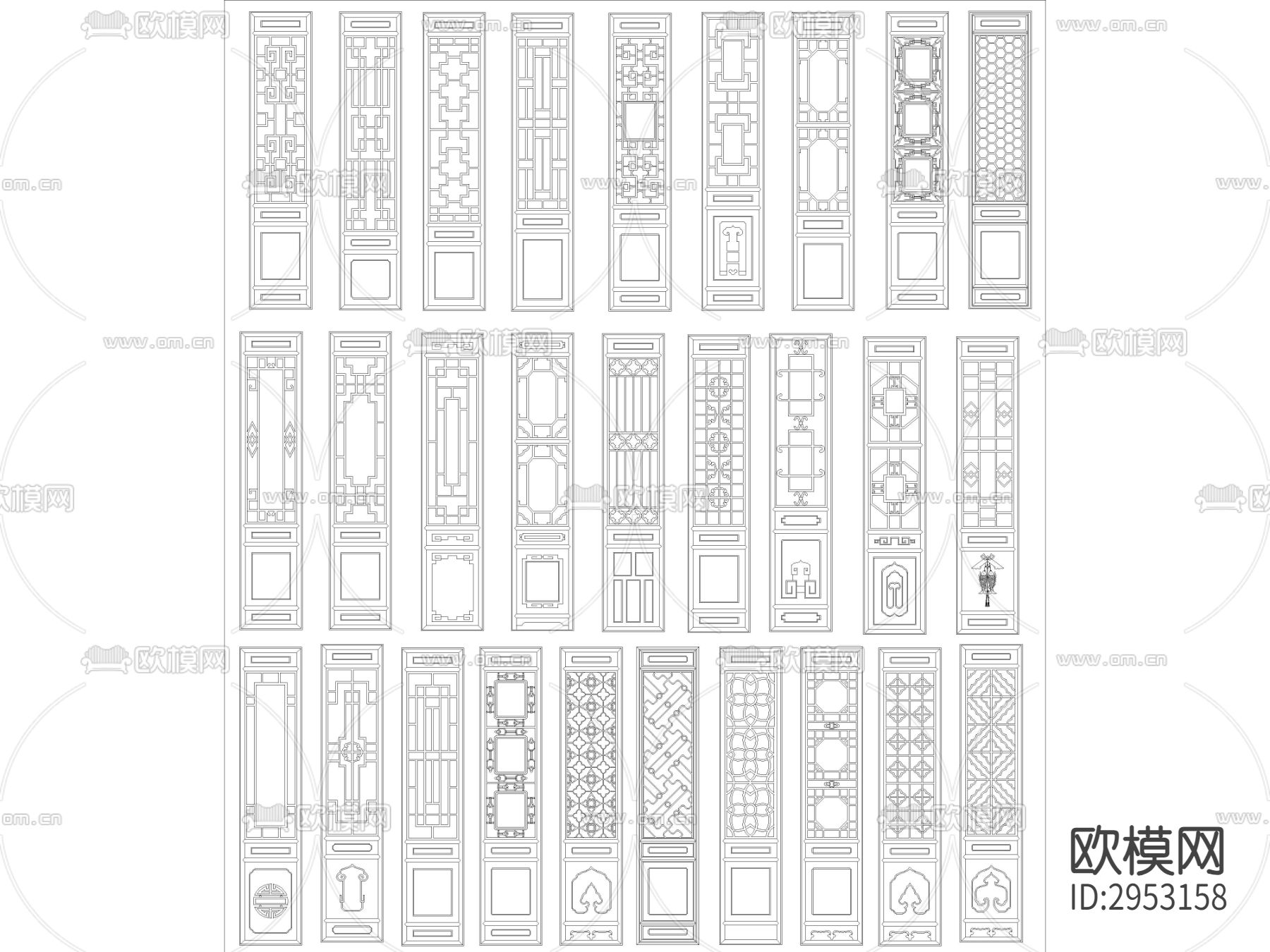 CAD家装工装综合cad图库下载（渲染图5）