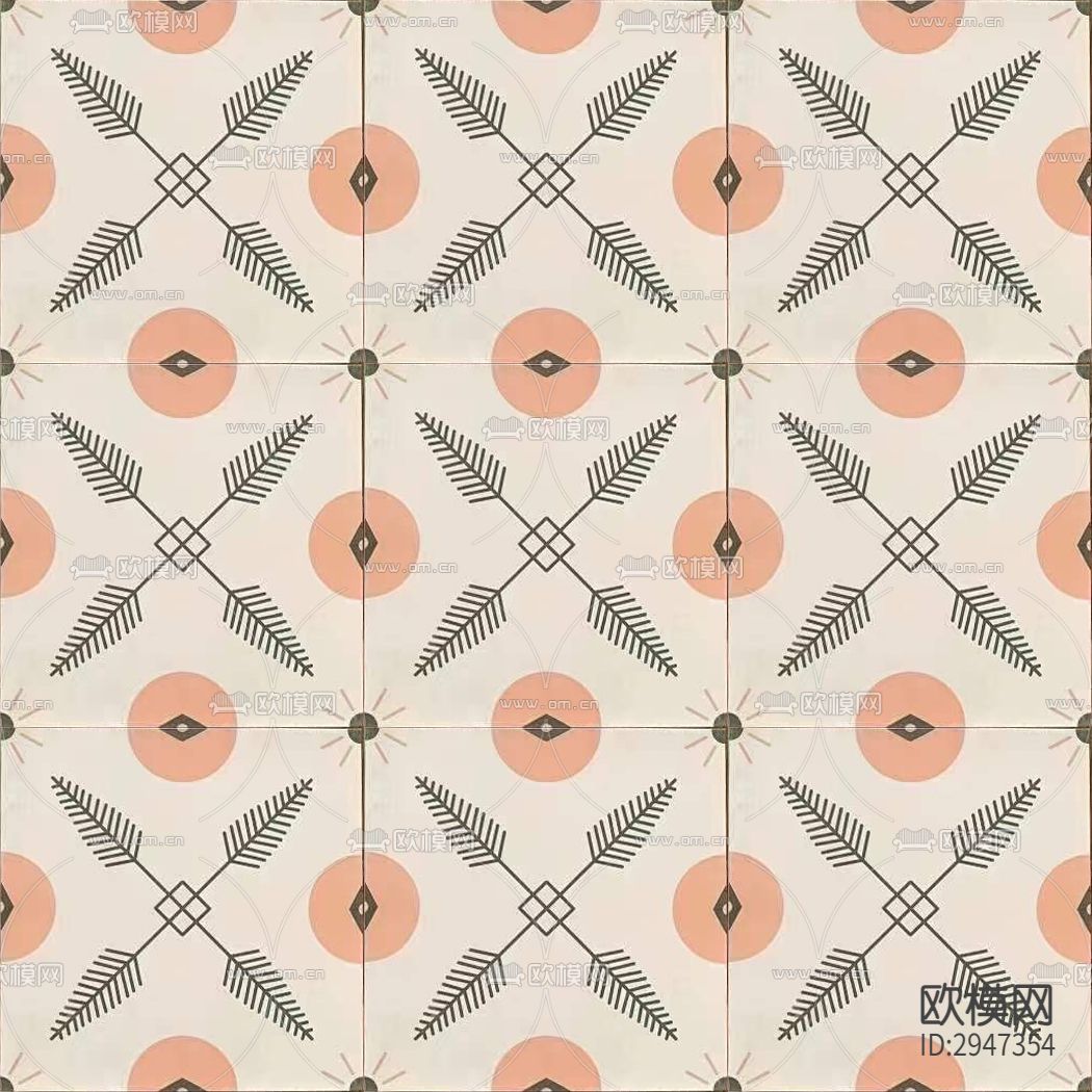 无缝复古北欧瓷砖下载