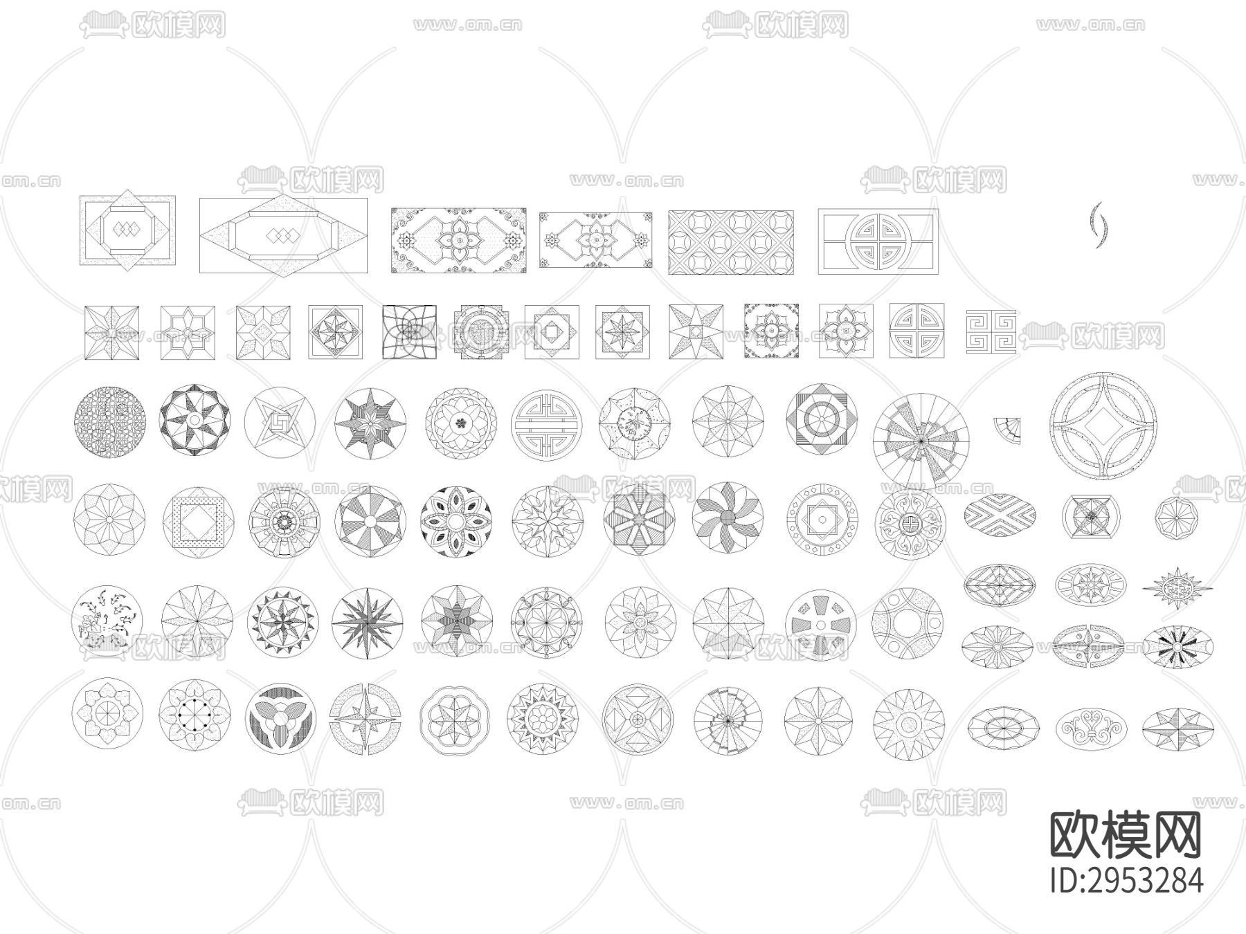 CAD家装工装综合cad图库下载（渲染图3）