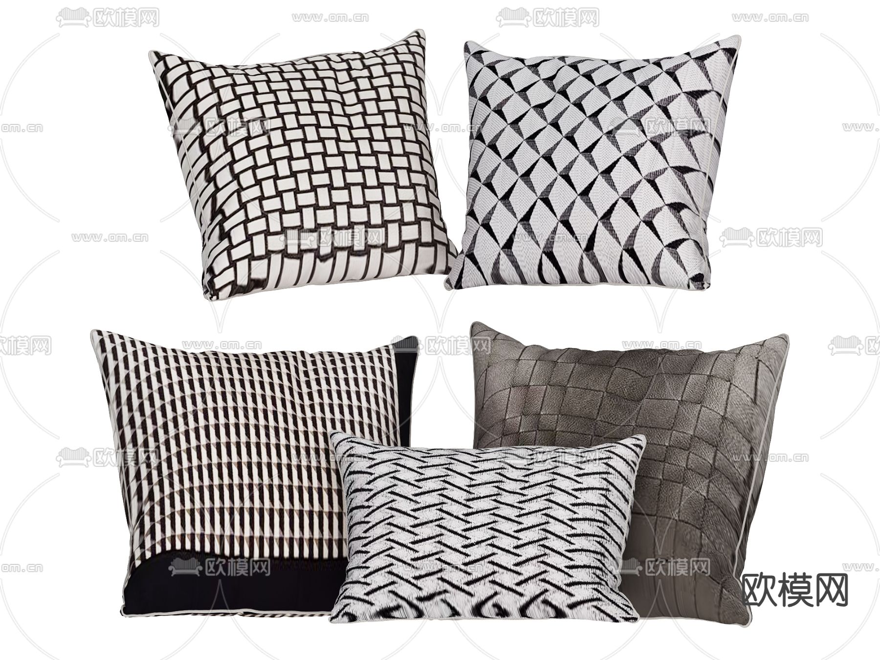 抱枕 靠枕 枕头3d模型下载