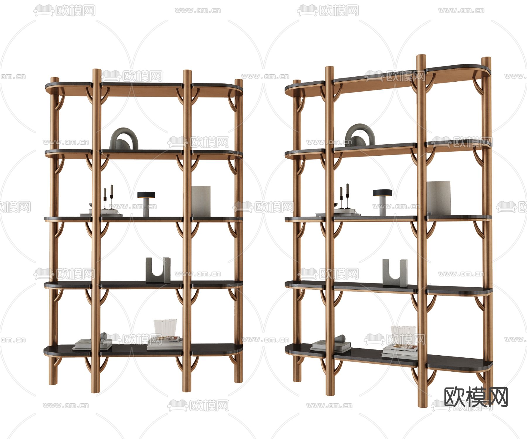 装饰架 置物架3d模型下载