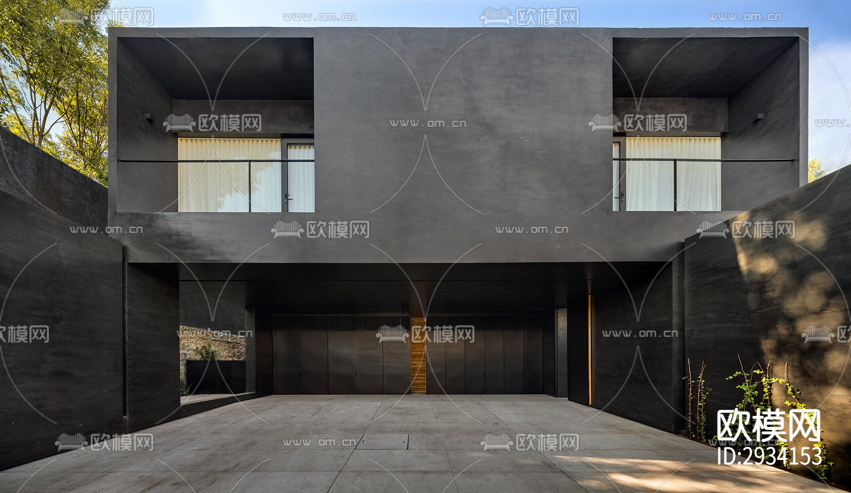 现代别墅效果图下载（渲染图15）