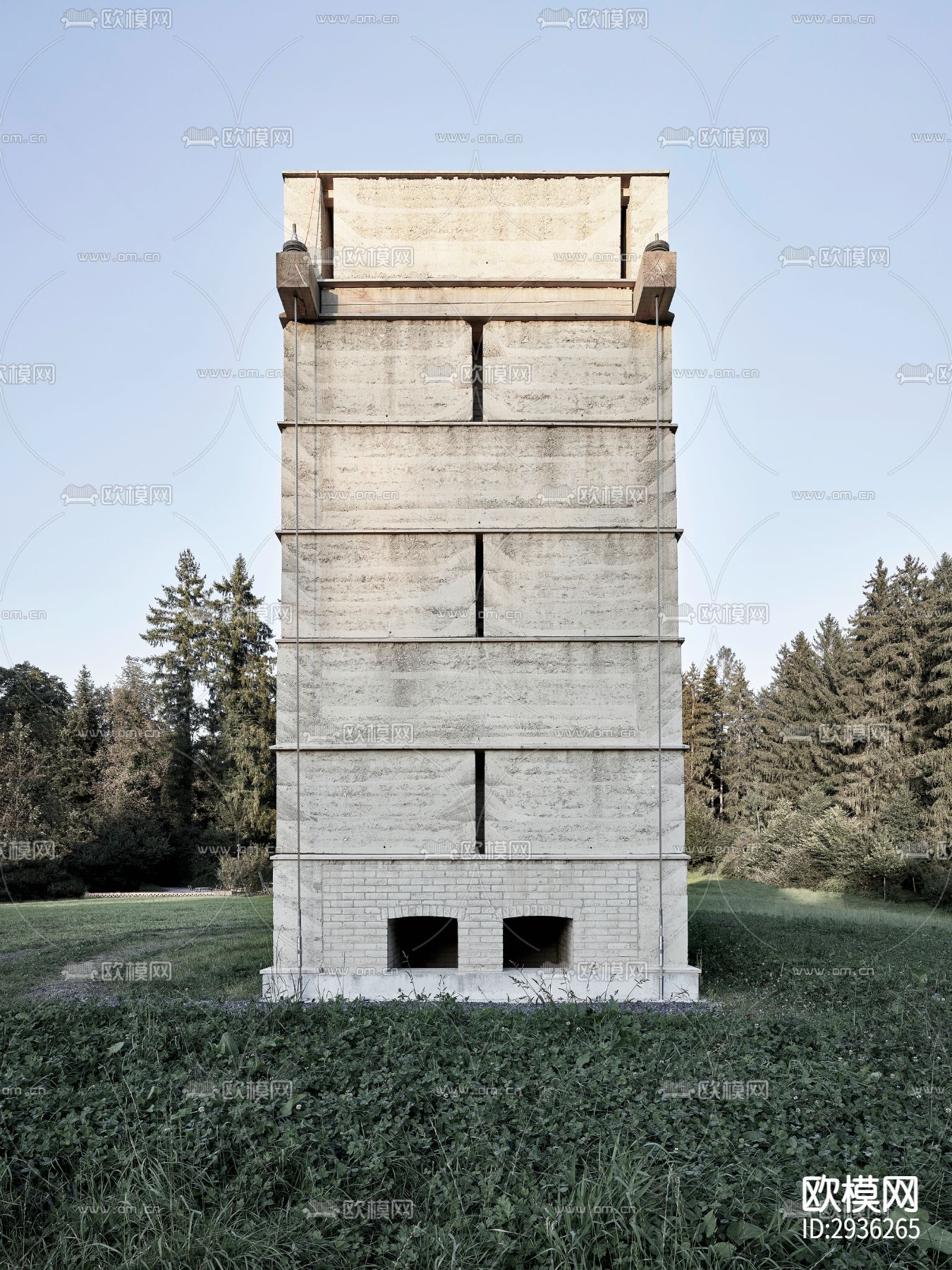 工业风美术博物馆效果图下载（渲染图9）