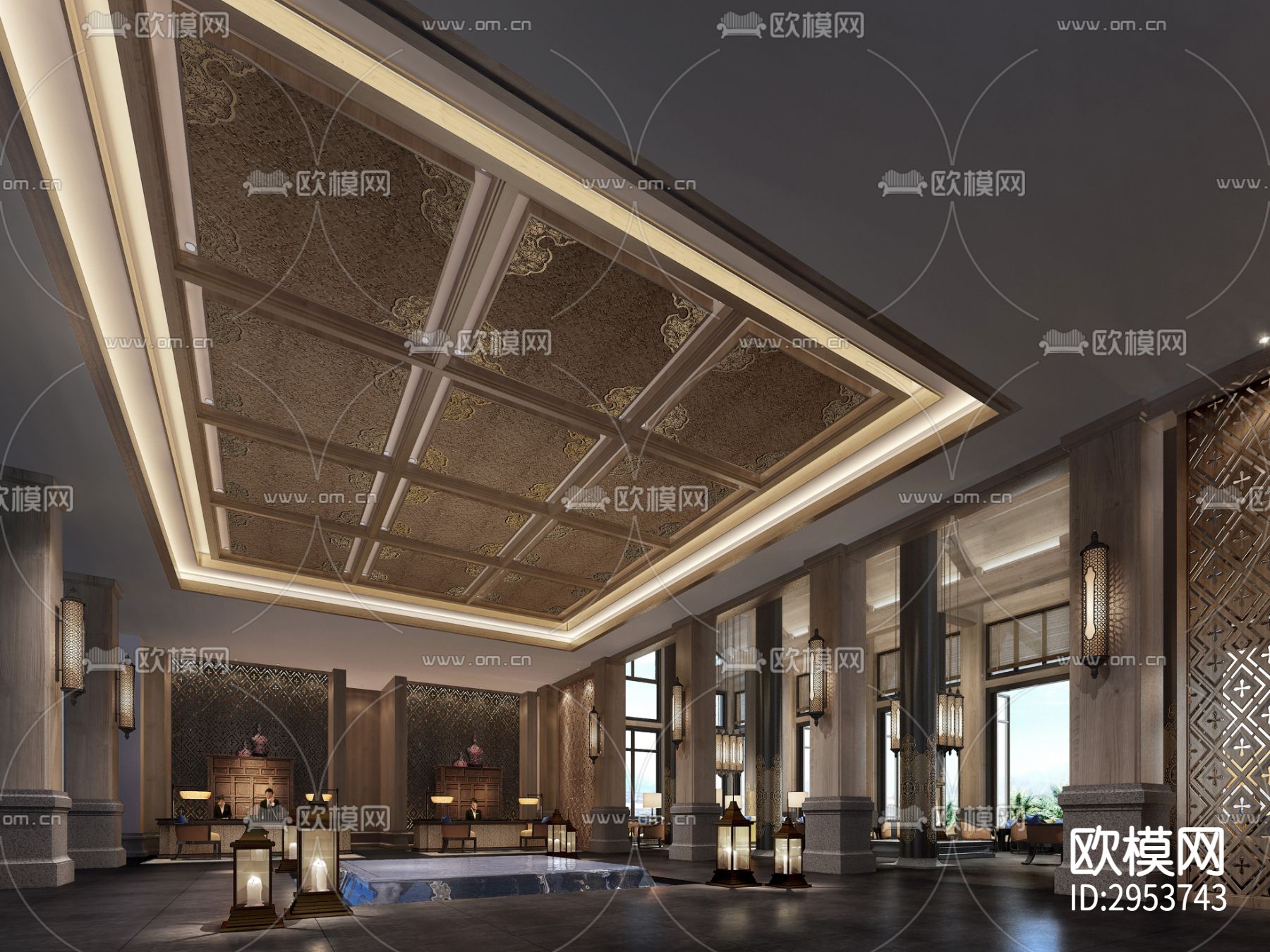 东南亚酒店效果图下载（渲染图2）