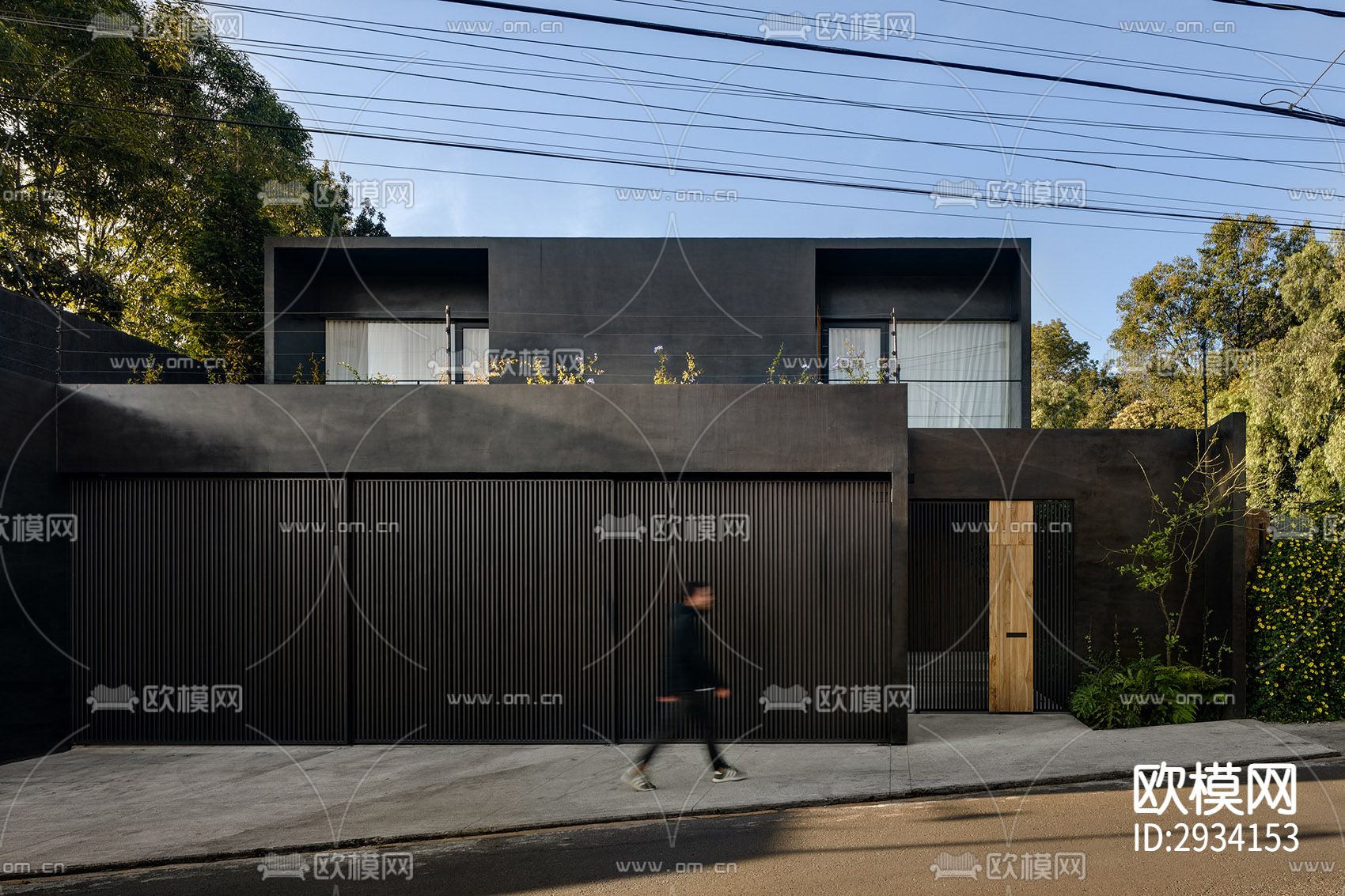 现代别墅效果图下载（渲染图1）