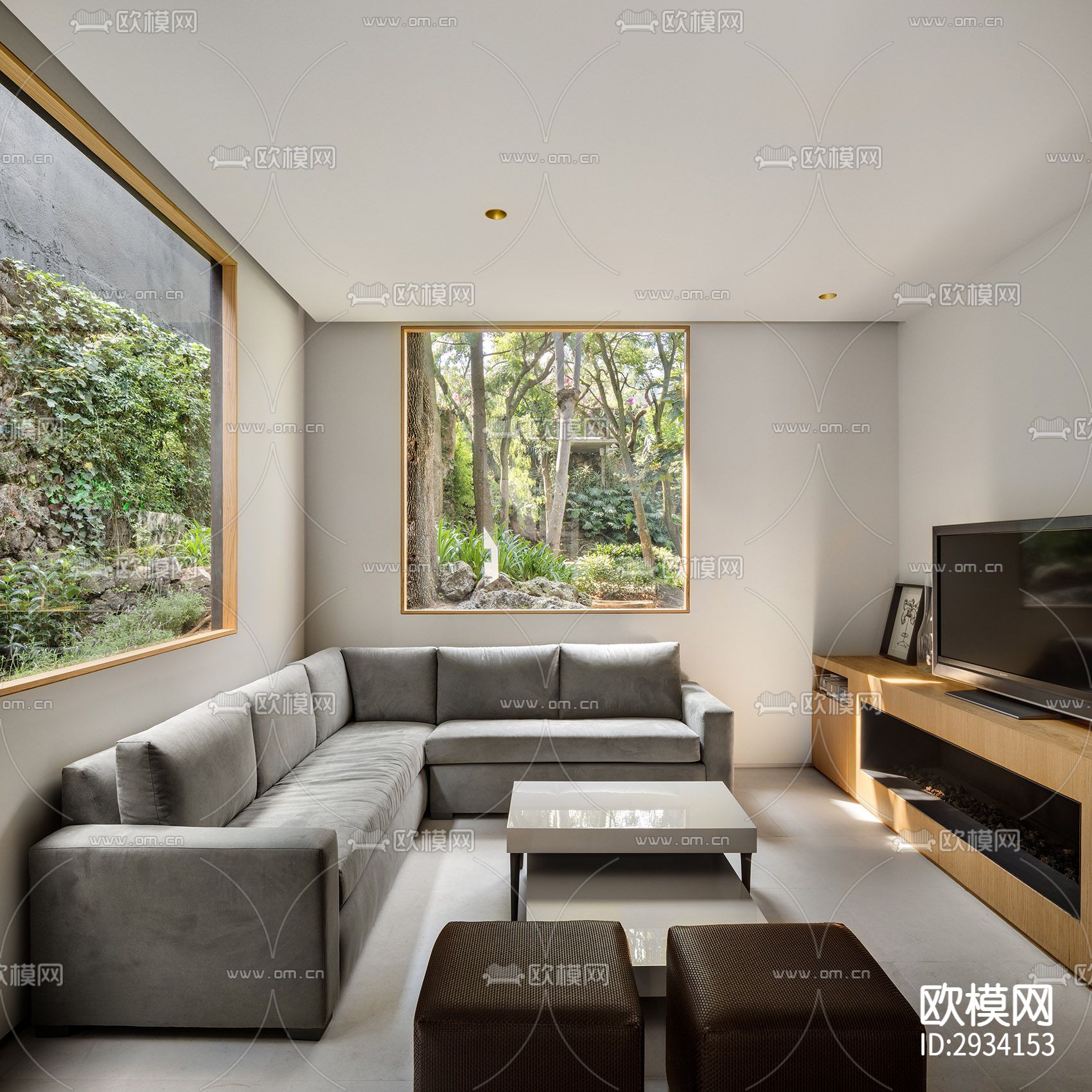 现代别墅效果图下载（渲染图3）