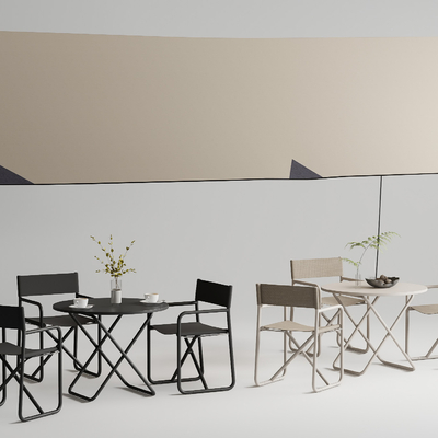 户外桌椅 露营天幕 露营桌椅su模型