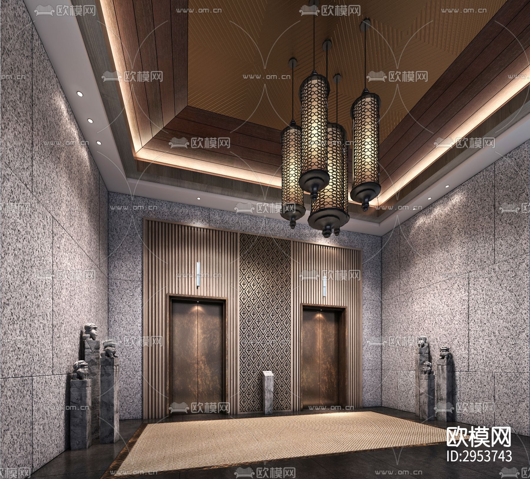 东南亚酒店效果图下载（渲染图12）