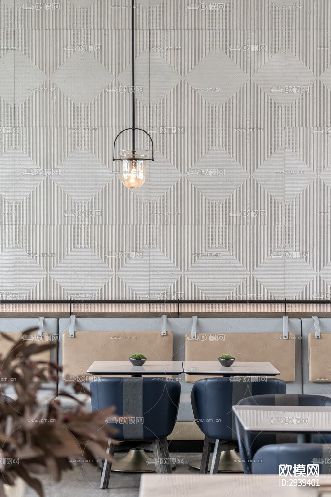 新中式酒店民宿效果图下载（渲染图7）