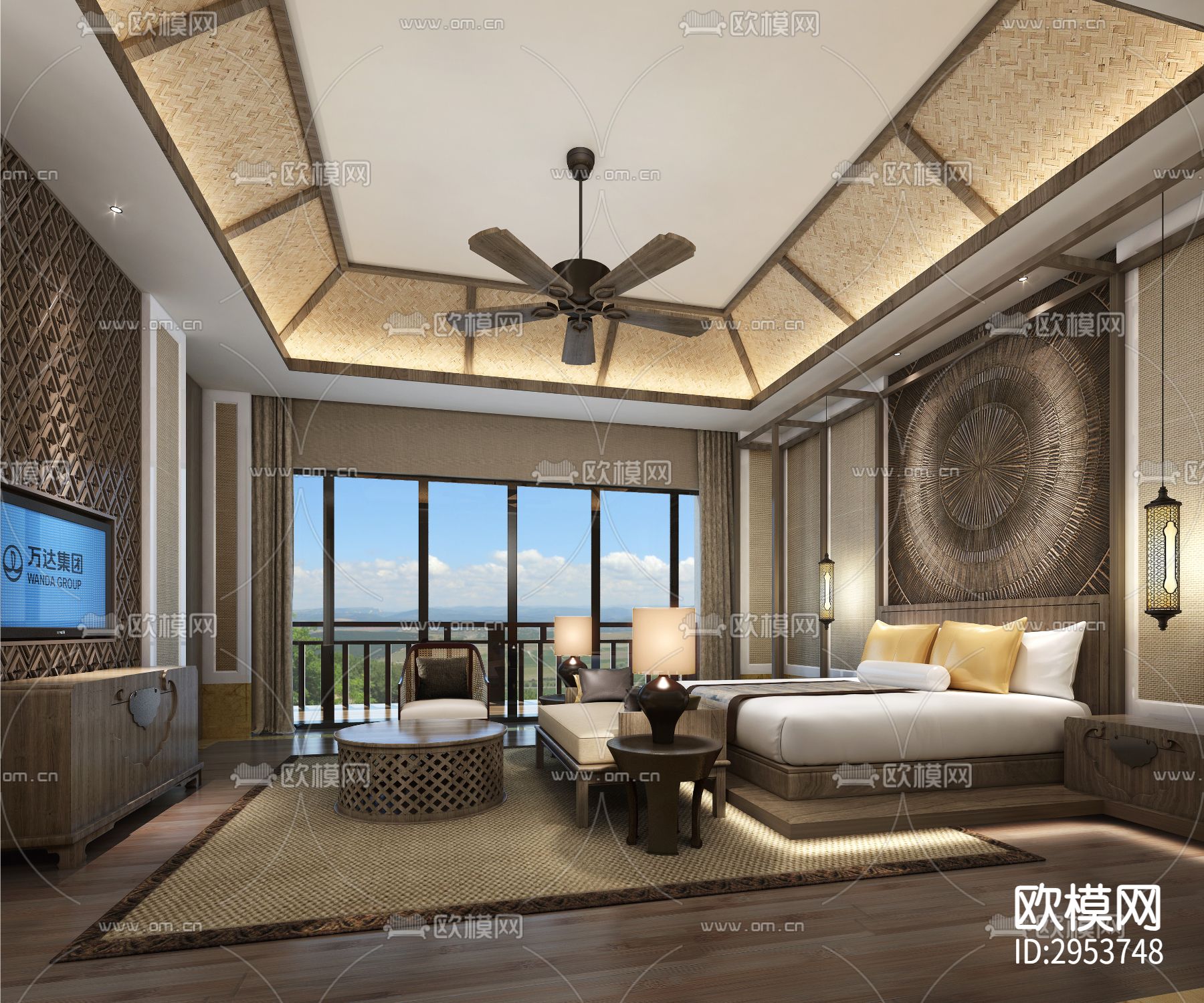 东南亚酒店效果图下载（渲染图9）