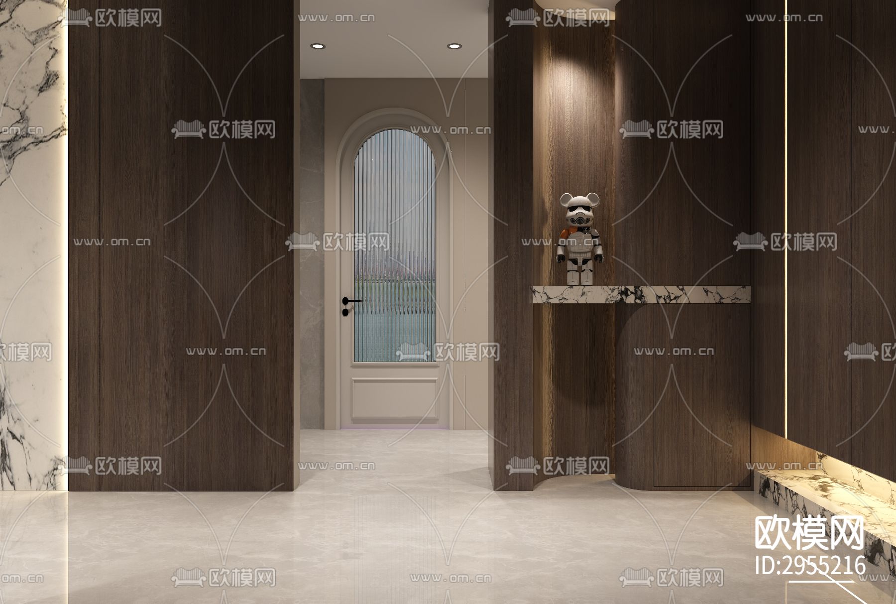 现代平层效果图下载（渲染图14）