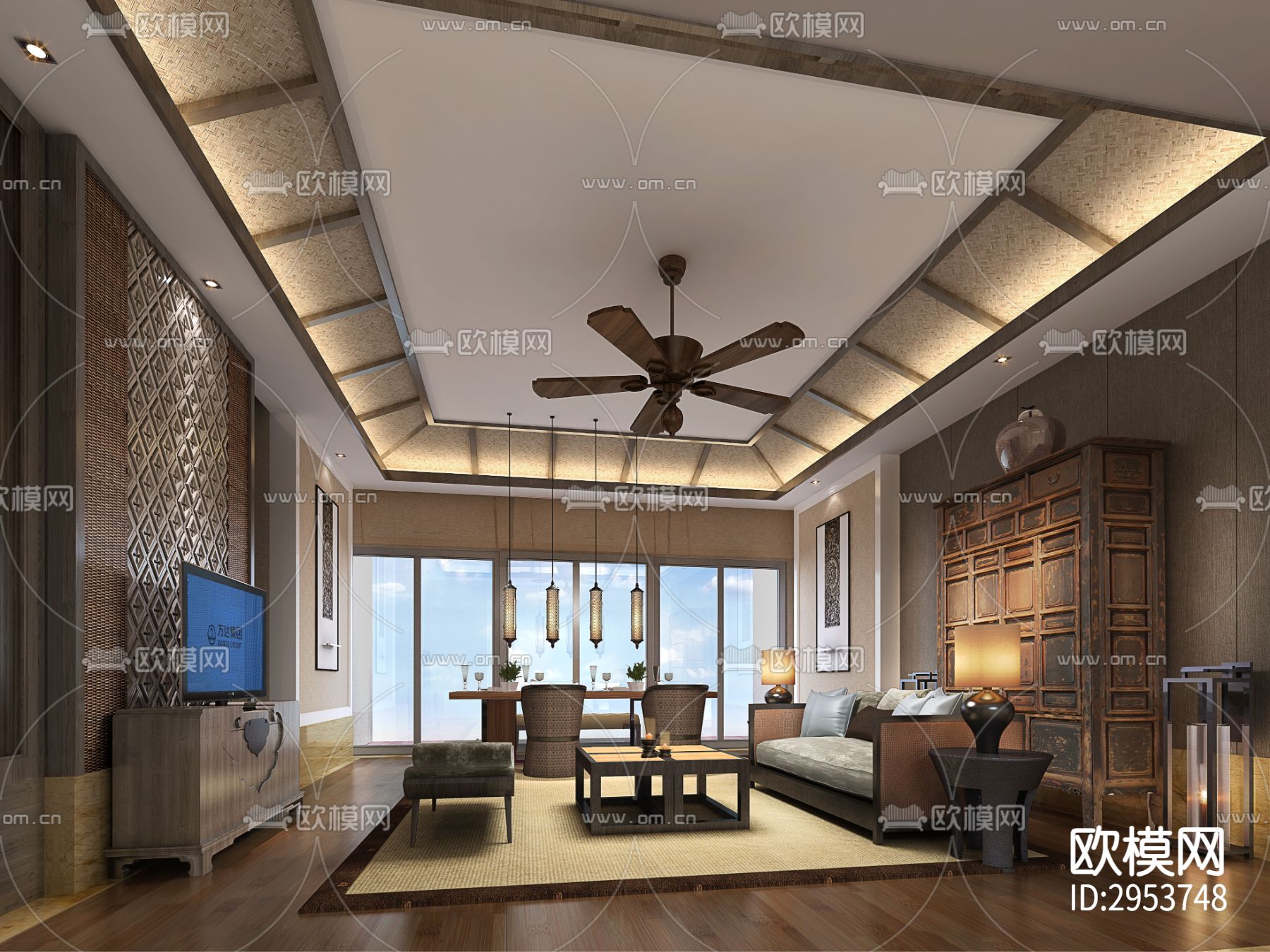 东南亚酒店效果图下载（渲染图7）