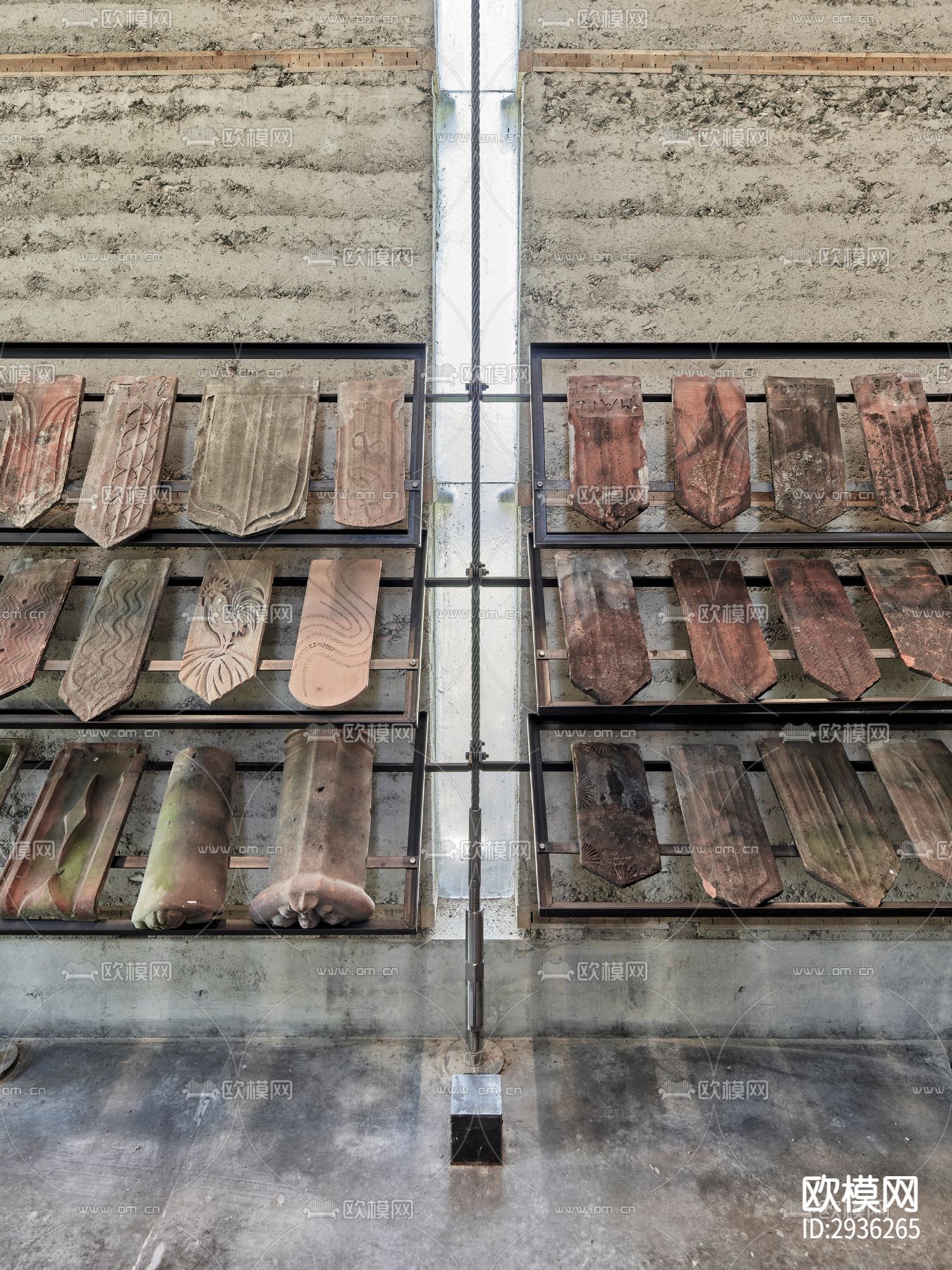 工业风美术博物馆效果图下载（渲染图14）