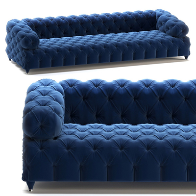 现代多人沙发su模型