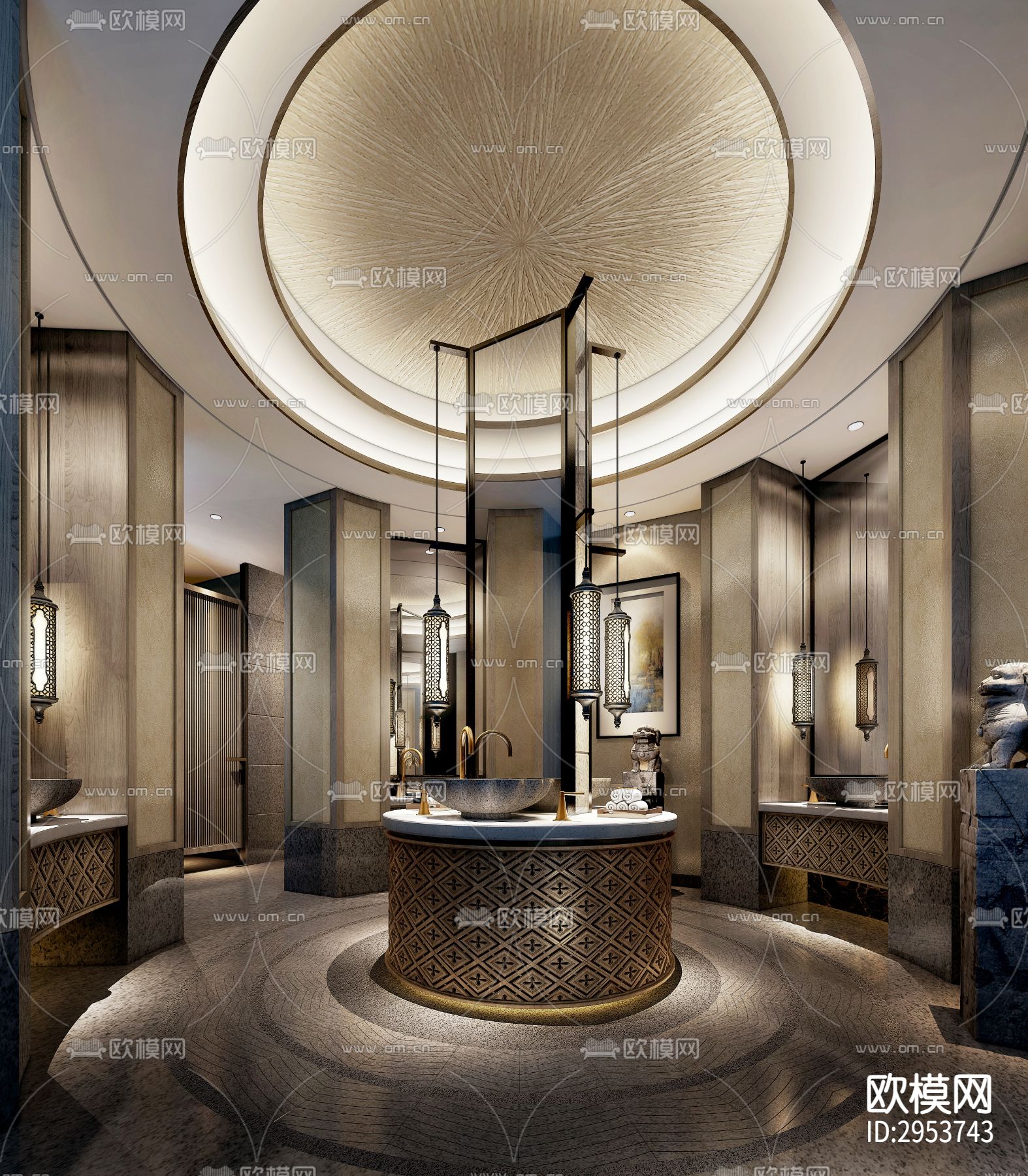 东南亚酒店效果图下载（渲染图7）