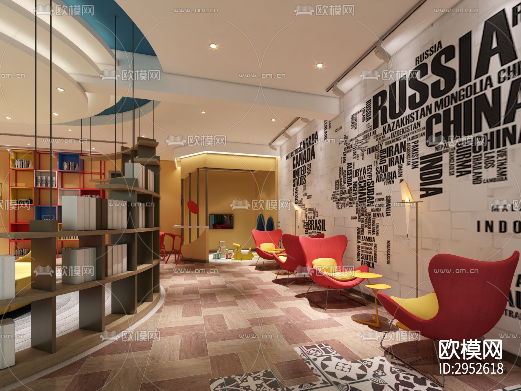 现代连锁酒店效果图下载（渲染图8）