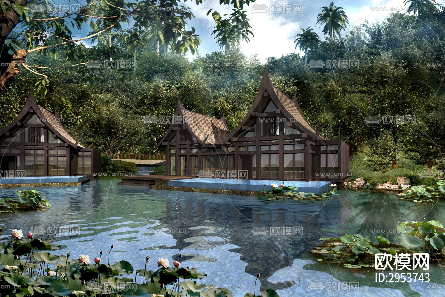 东南亚酒店效果图下载（渲染图11）