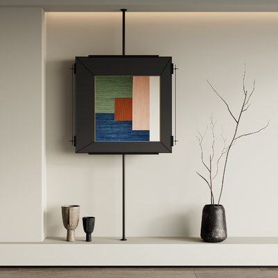 侘寂风装饰画 挂画 抽象画su模型