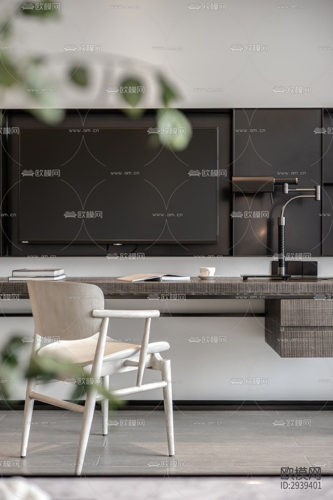 新中式酒店民宿效果图下载（渲染图10）