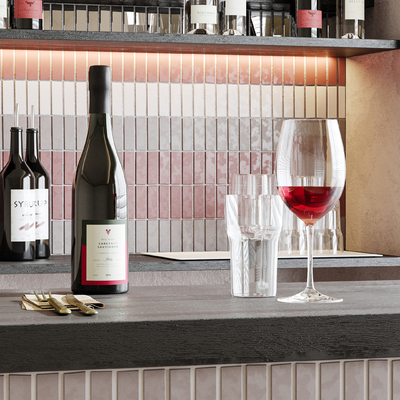  红酒 洋酒 玻璃杯su模型 