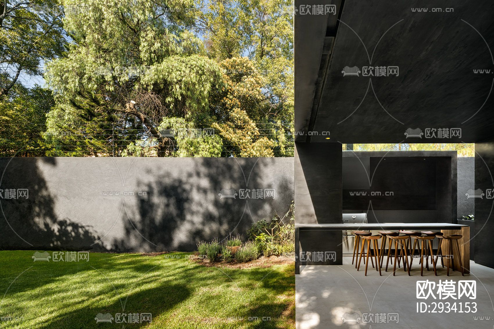 现代别墅效果图下载（渲染图19）