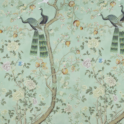  新中式墙纸 墙画 墙布贴图 