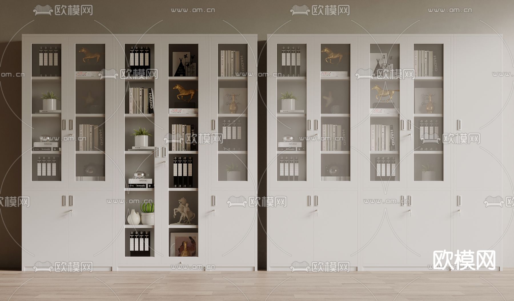 文件柜 档案柜 资料柜 铁皮柜3d模型下载