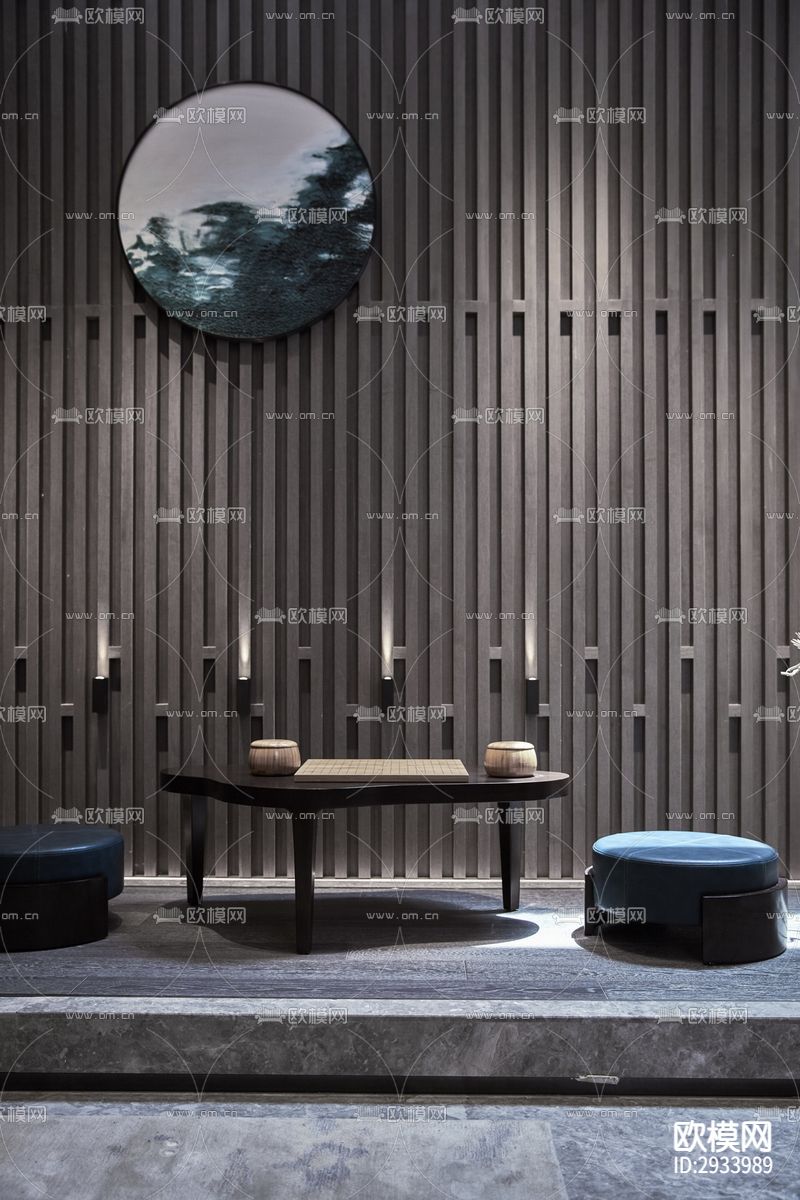 新中式别墅效果图下载（渲染图14）