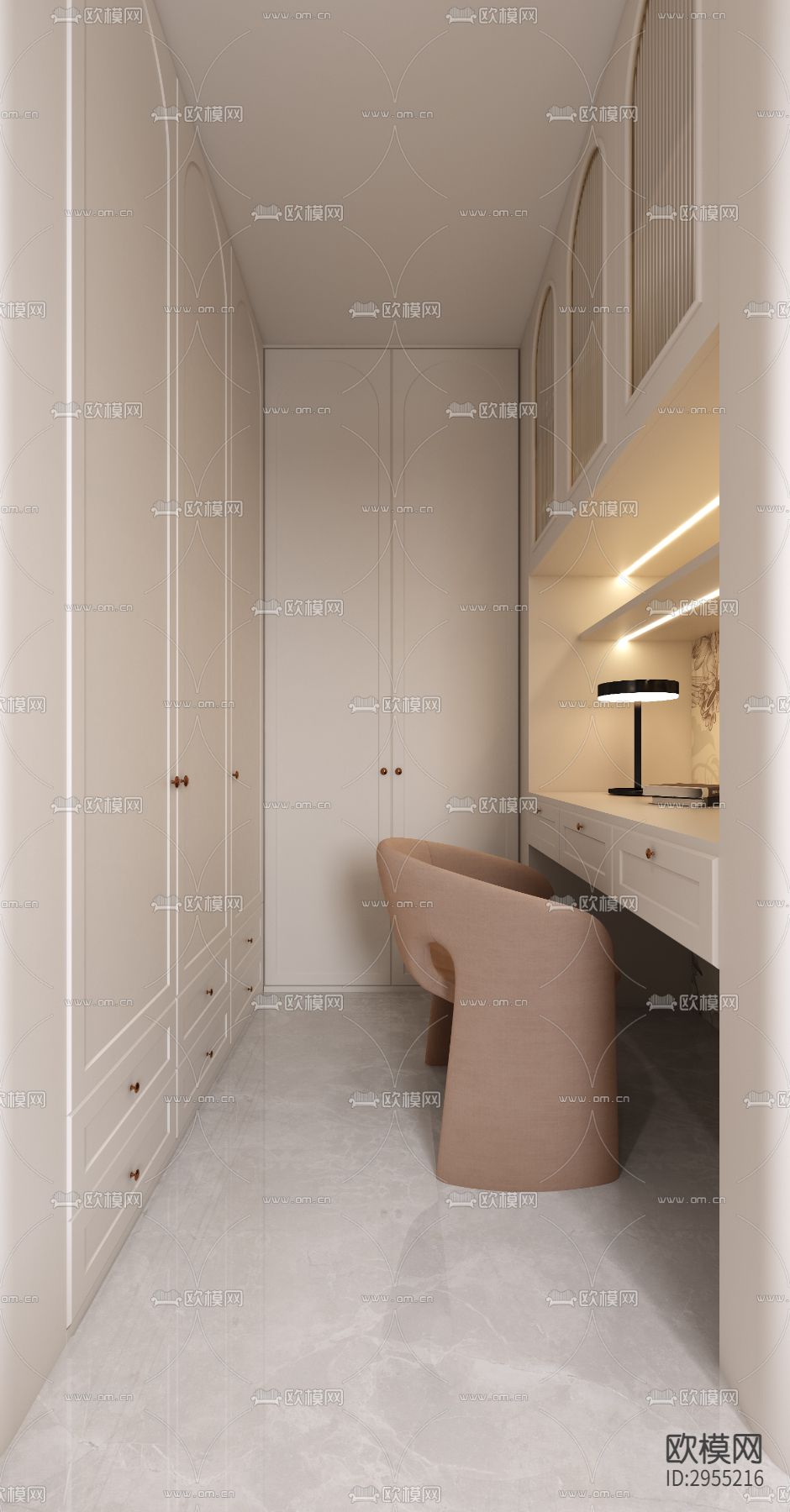 现代平层效果图下载（渲染图15）