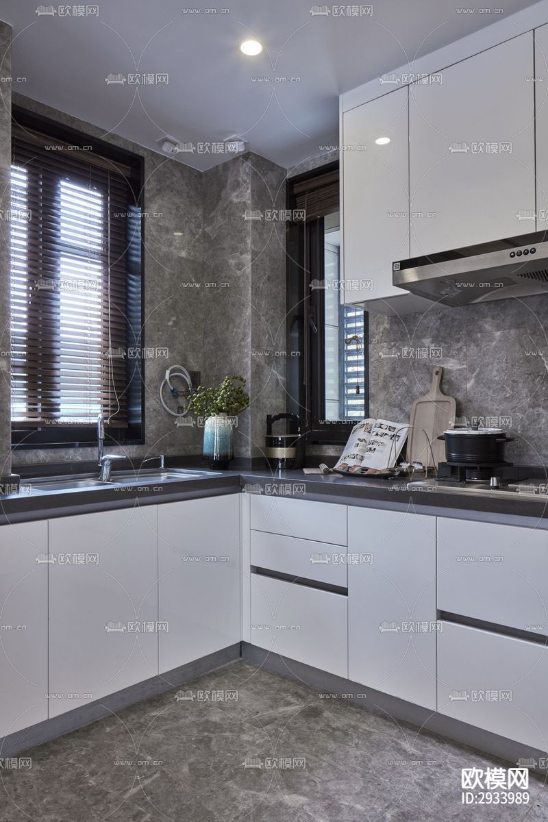 新中式别墅效果图下载（渲染图10）