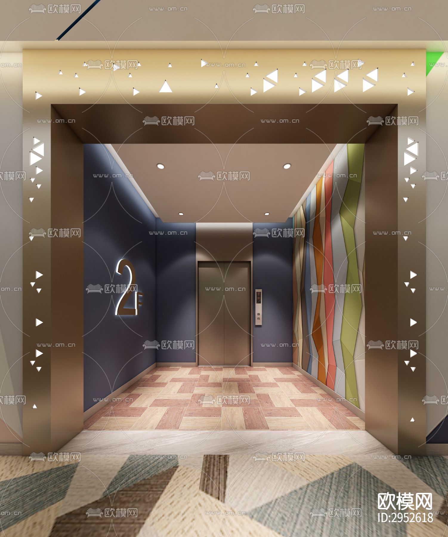 现代连锁酒店效果图下载（渲染图4）