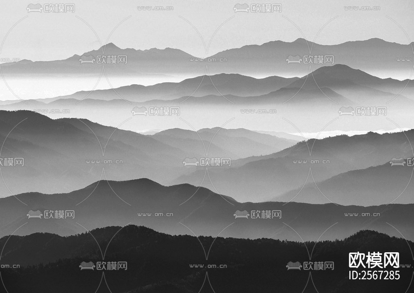 新中式壁纸下载（渲染图5）