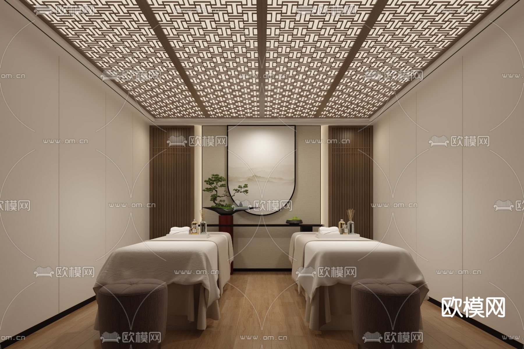 SPA护理房 美容院3d模型下载