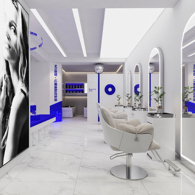  现代理发店su模型 