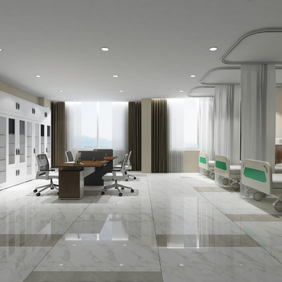  医院病房 病床su模型 