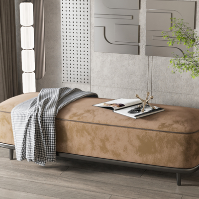  现代沙发凳su模型 