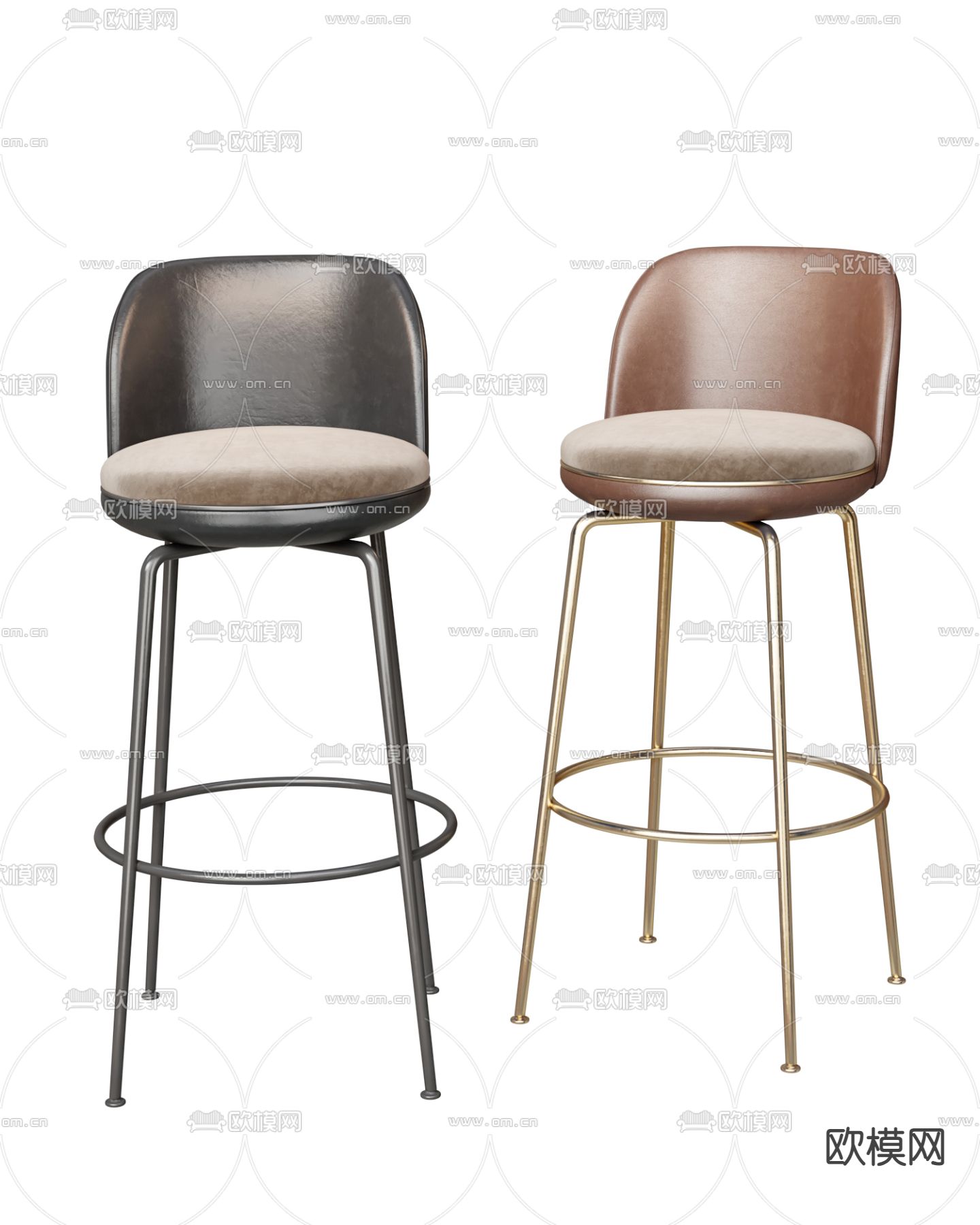 吧椅 吧凳 高脚凳3d模型下载