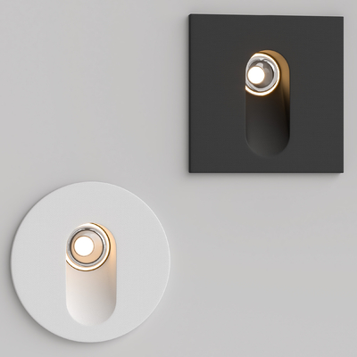 现代梯步灯 小夜灯 感应灯su模型