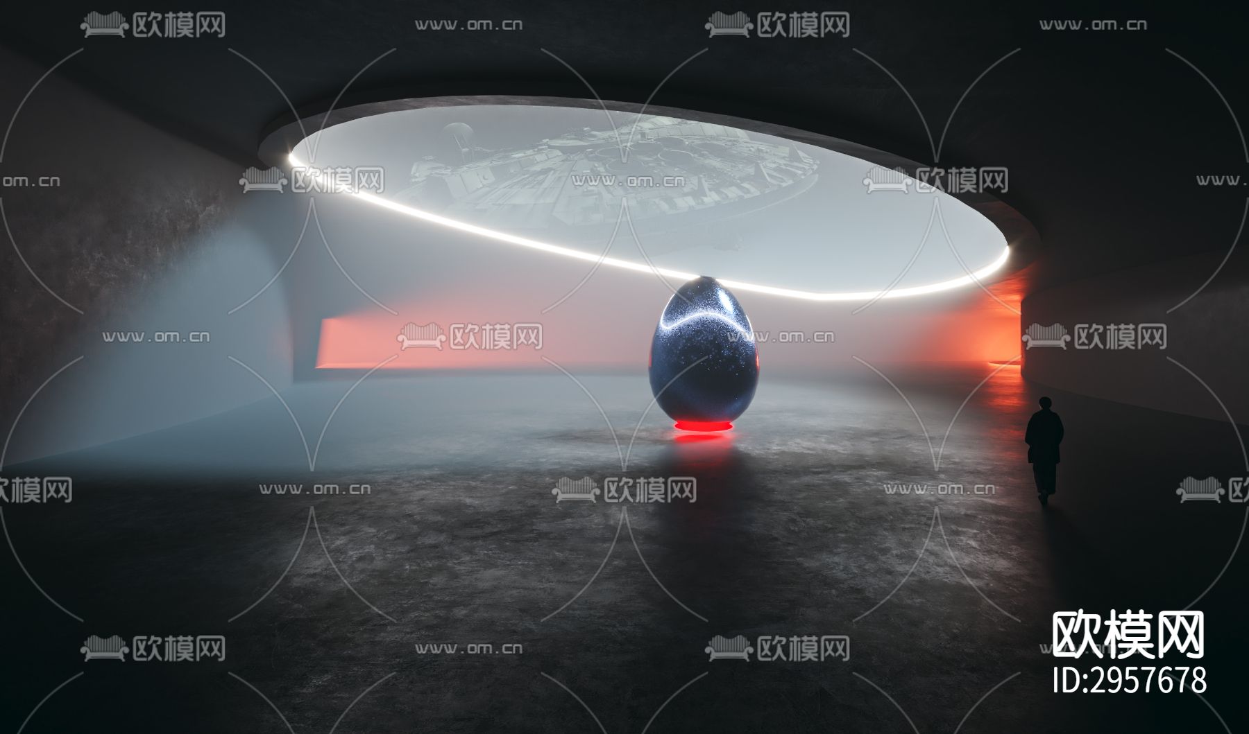 星际展馆效果图下载（渲染图1）