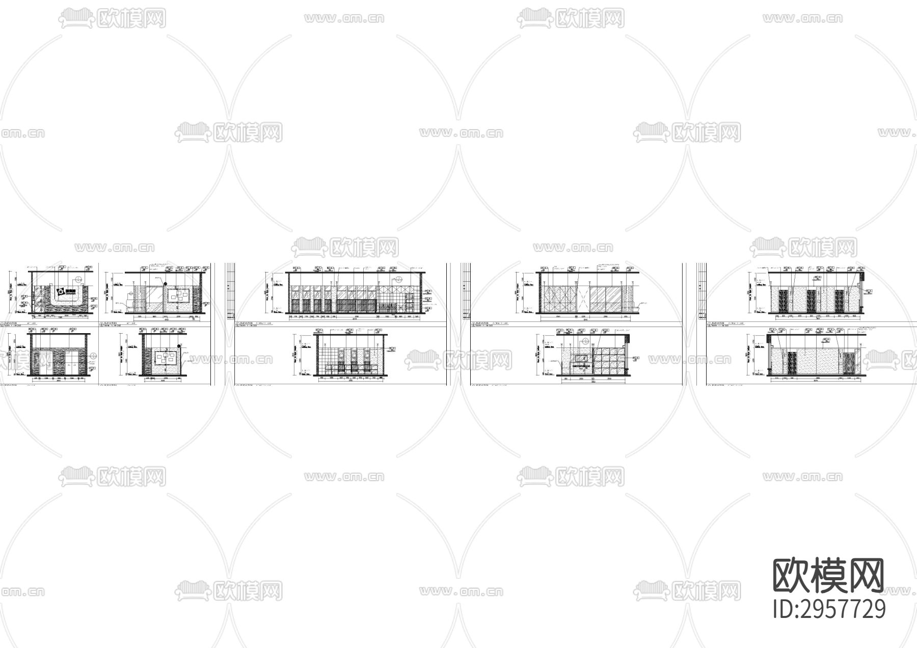 儿童教育舞蹈室cad施工图下载（渲染图1）