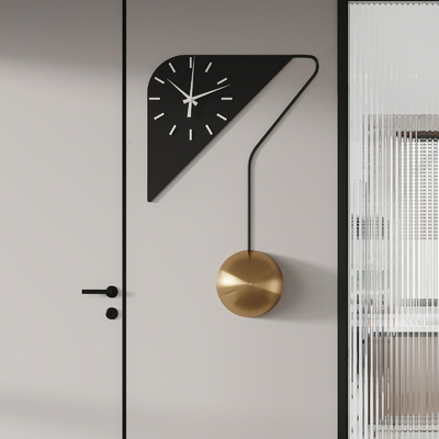  现代时钟 挂钟 钟表su模型 