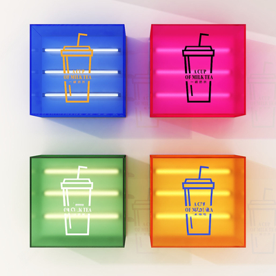  亚克力灯箱su模型 